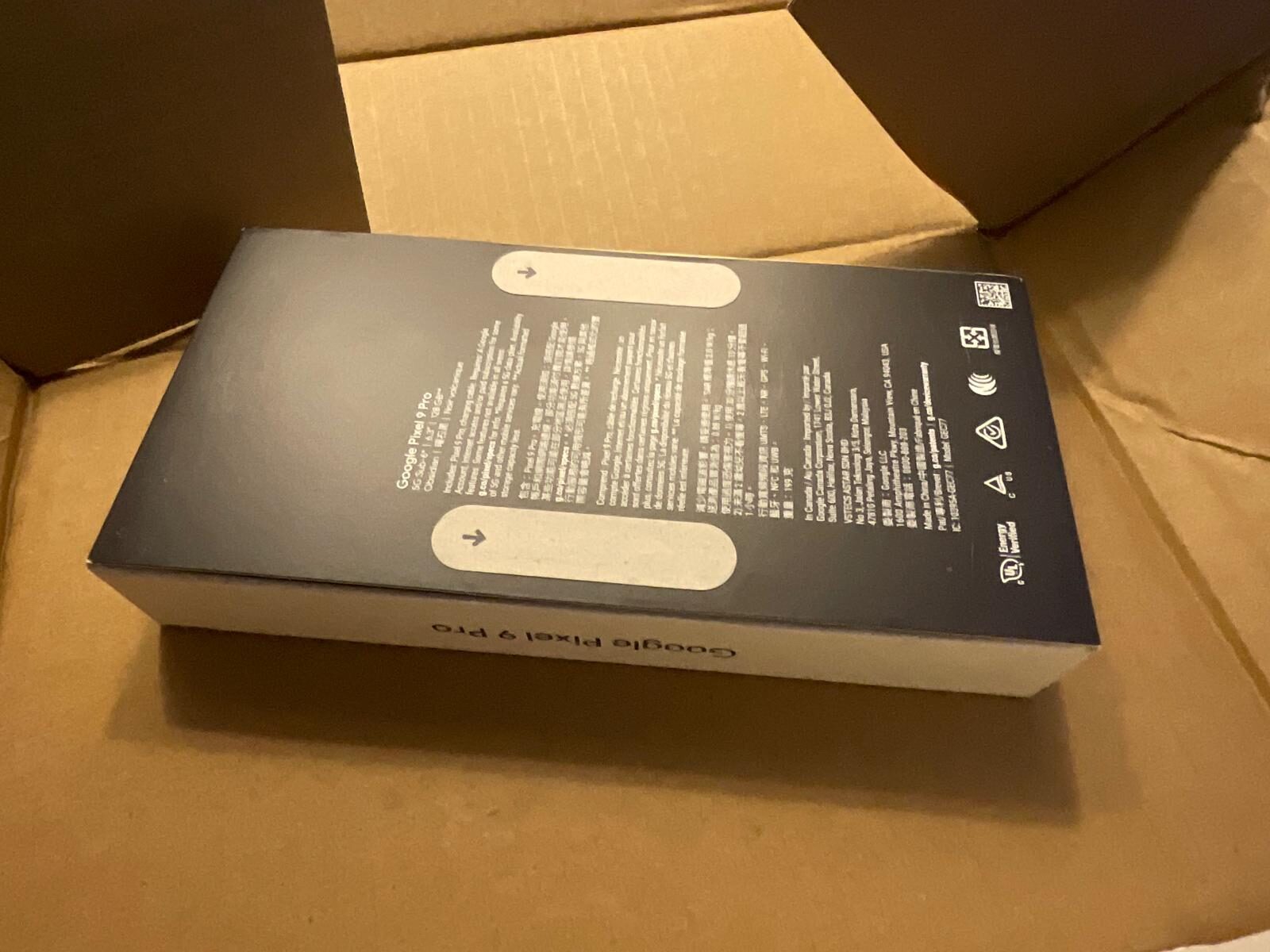 Sealed Pixel retail box inside the shipping carton