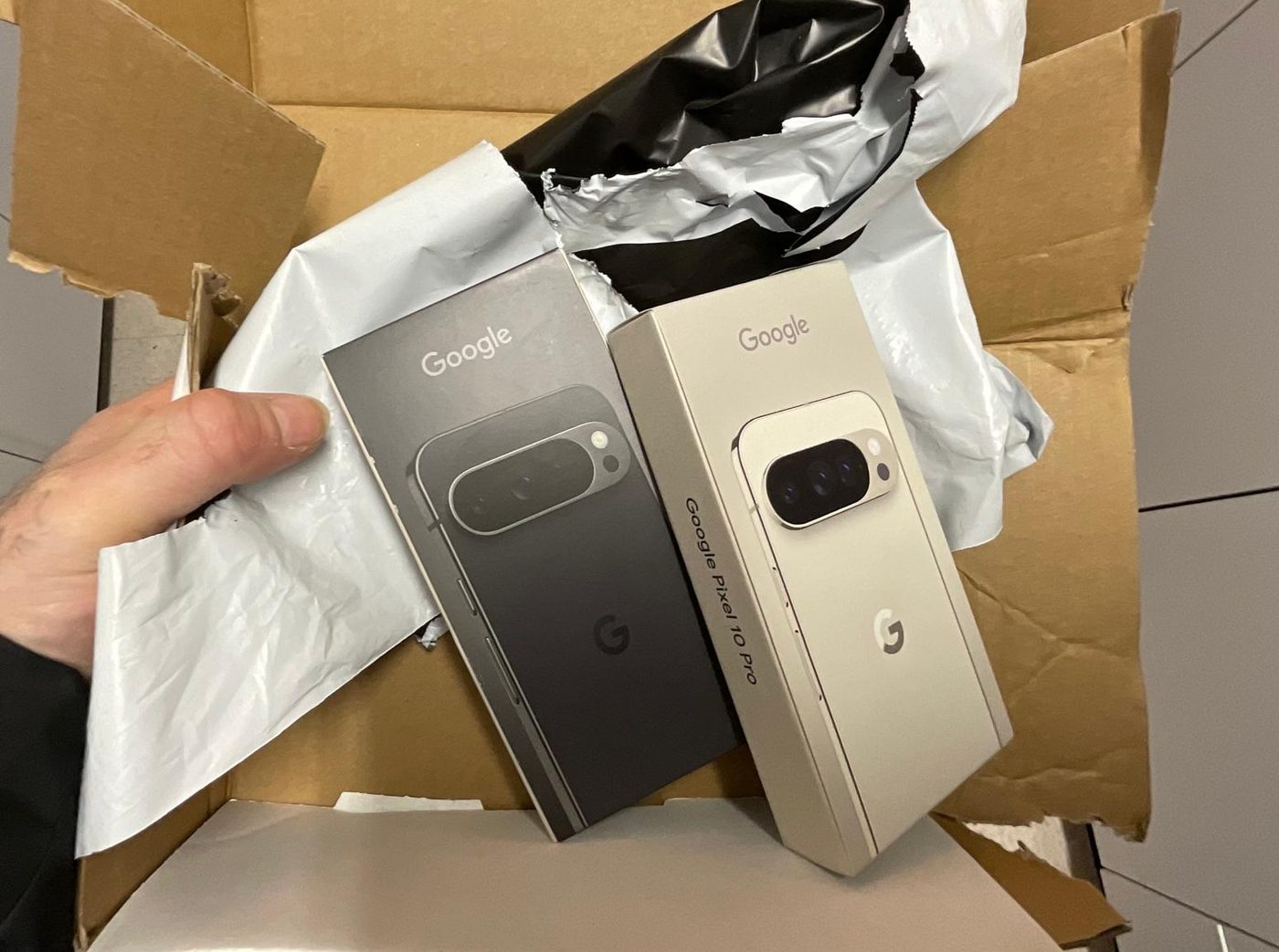 New Google Pixel stock arriving at Privacy Devices - Pixel 10 Pro and Pixel 9 Pro boxes